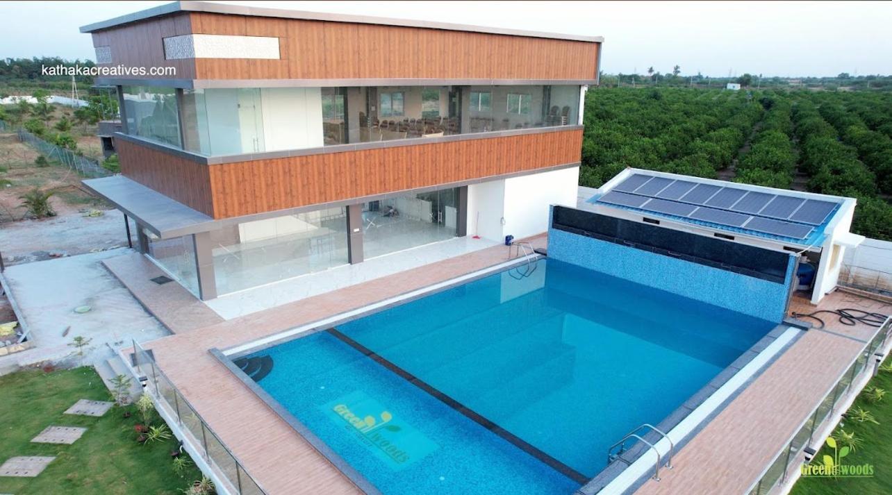 Green Woods Resort Anantapur Bagian luar foto